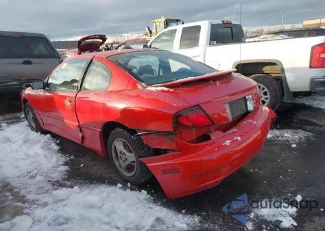 2004 Pontiac Sunfire из США, поврежденный, VIN 1G2JB12F847162627